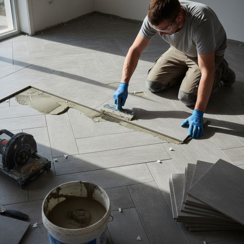 Terracotta Tile Installation in Loudoun County, VA